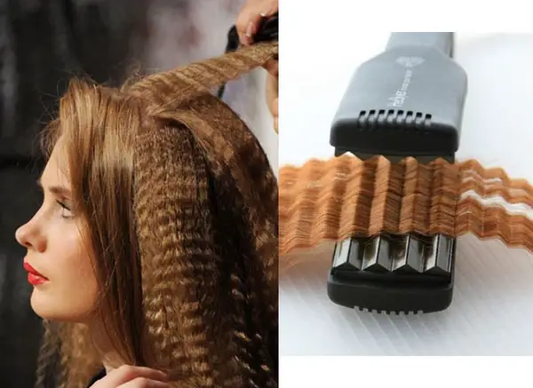 DIY Crimped Hairstyles